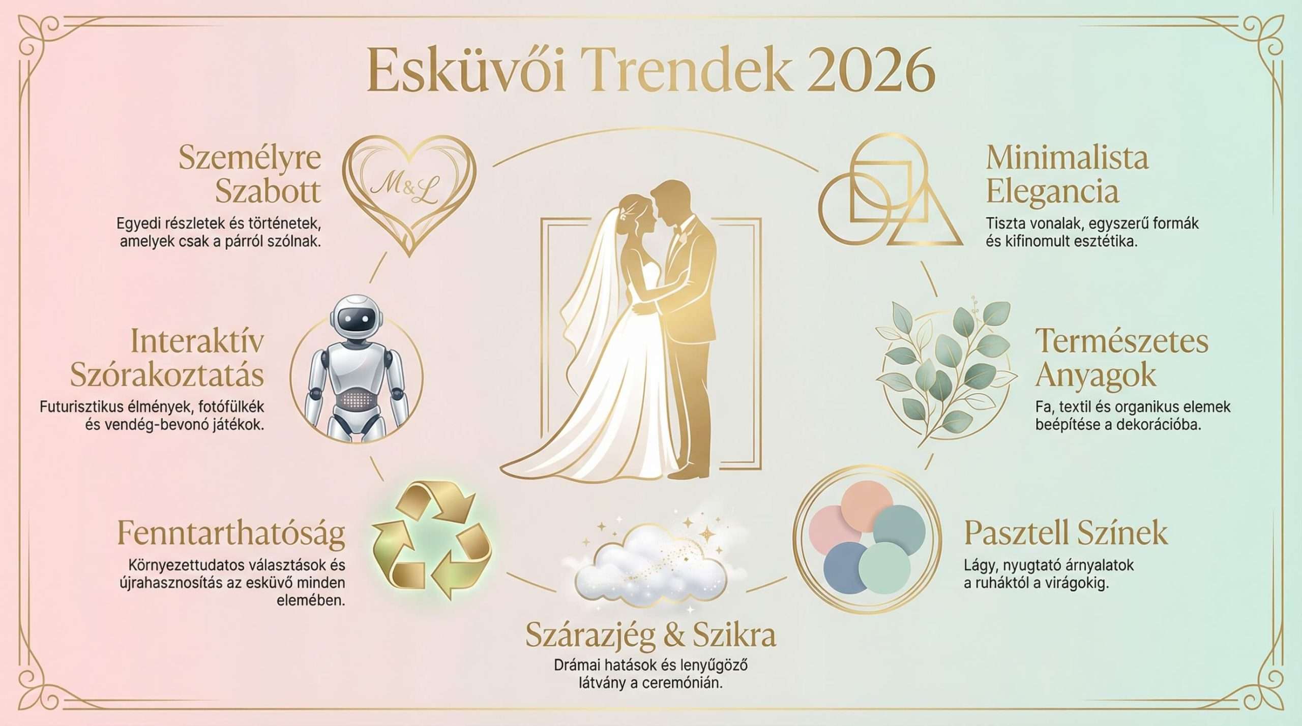 Esküvői Trendek 2026: Így Lesz Igazán Különleges a Nagy Napod!