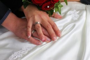 Jegygyűrű, az esküvő megpecsételése